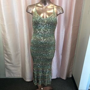 Adrianna Papell Knit Sequin Dress